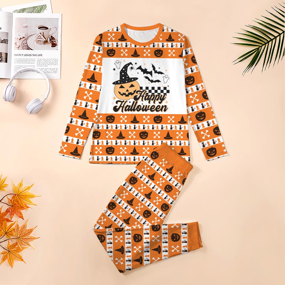 Happy Halloween Matching Halloween Pajamas With Dog