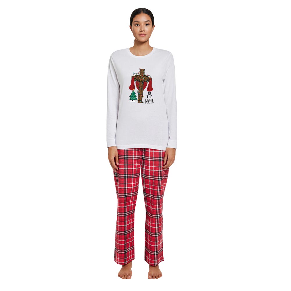 Believe Jesus Cross Cotton Pajamas Matching Family Believe Jesus Cross Cotton Pajamas Matching Family