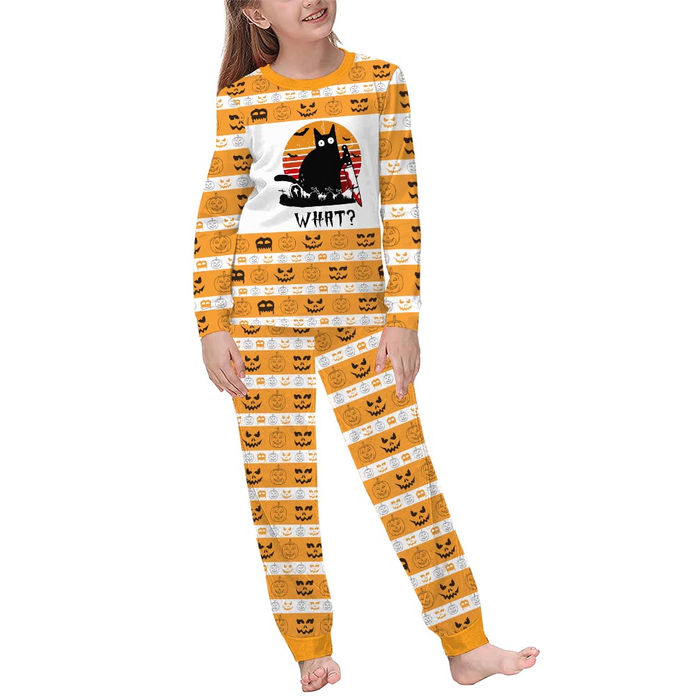 What Black Cat Dog And Owner Halloween Pajamas What Black Cat Dog And Owner Halloween Pajamas