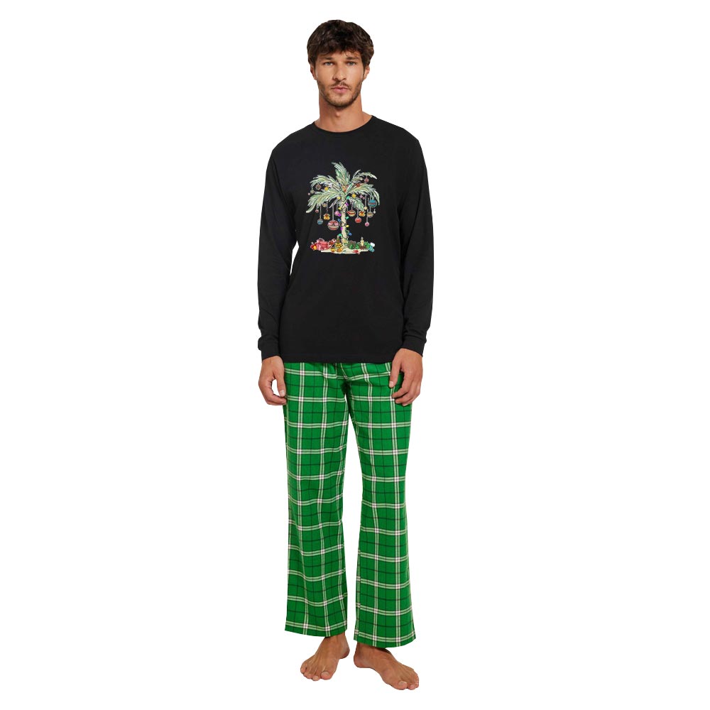 Tropical Matching Christmas Jammies Cotton Tropical Matching Christmas Jammies Cotton