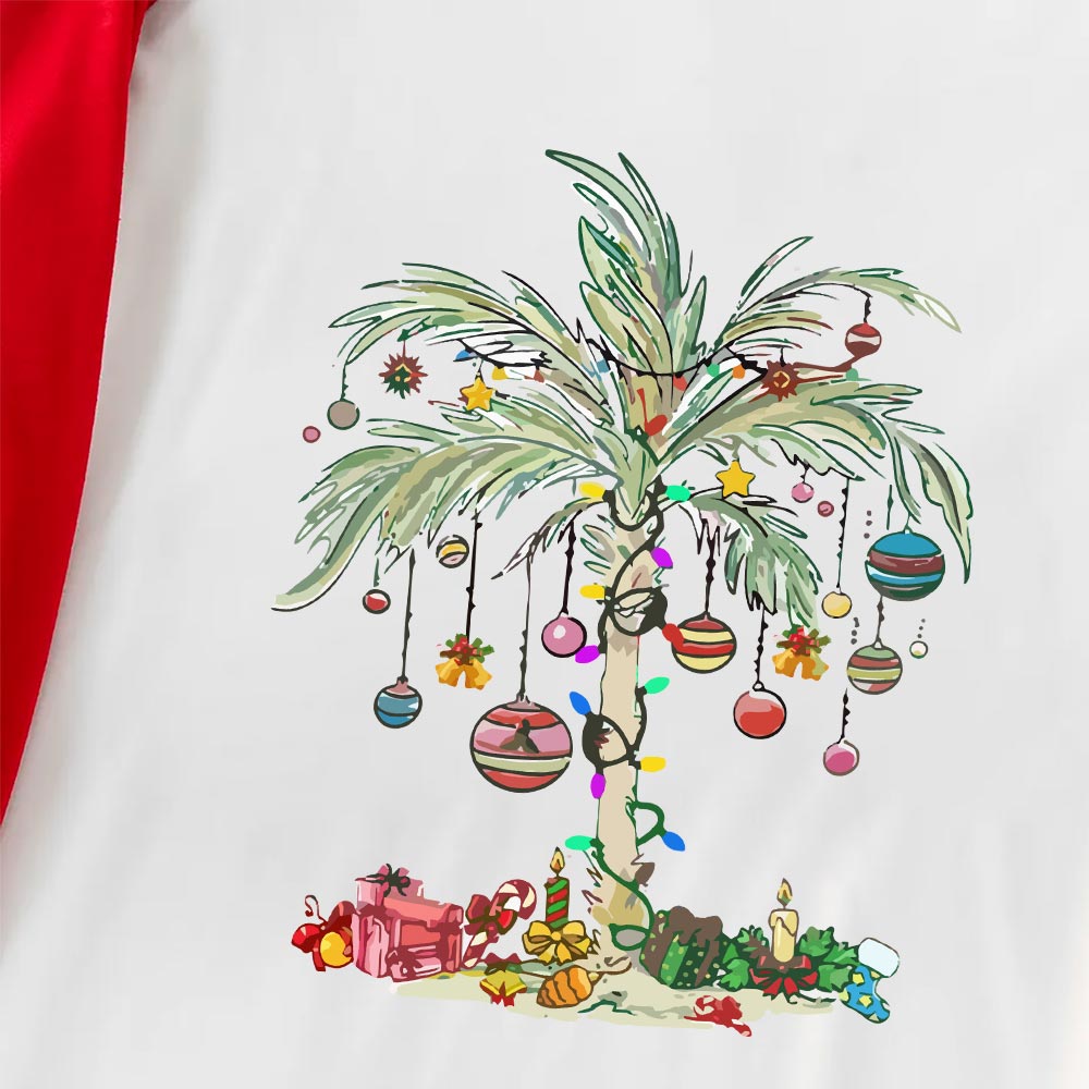 Festive Tropical Pajamas For Family Short Sleeves Festive Tropical Pajamas For Family Short Sleeves