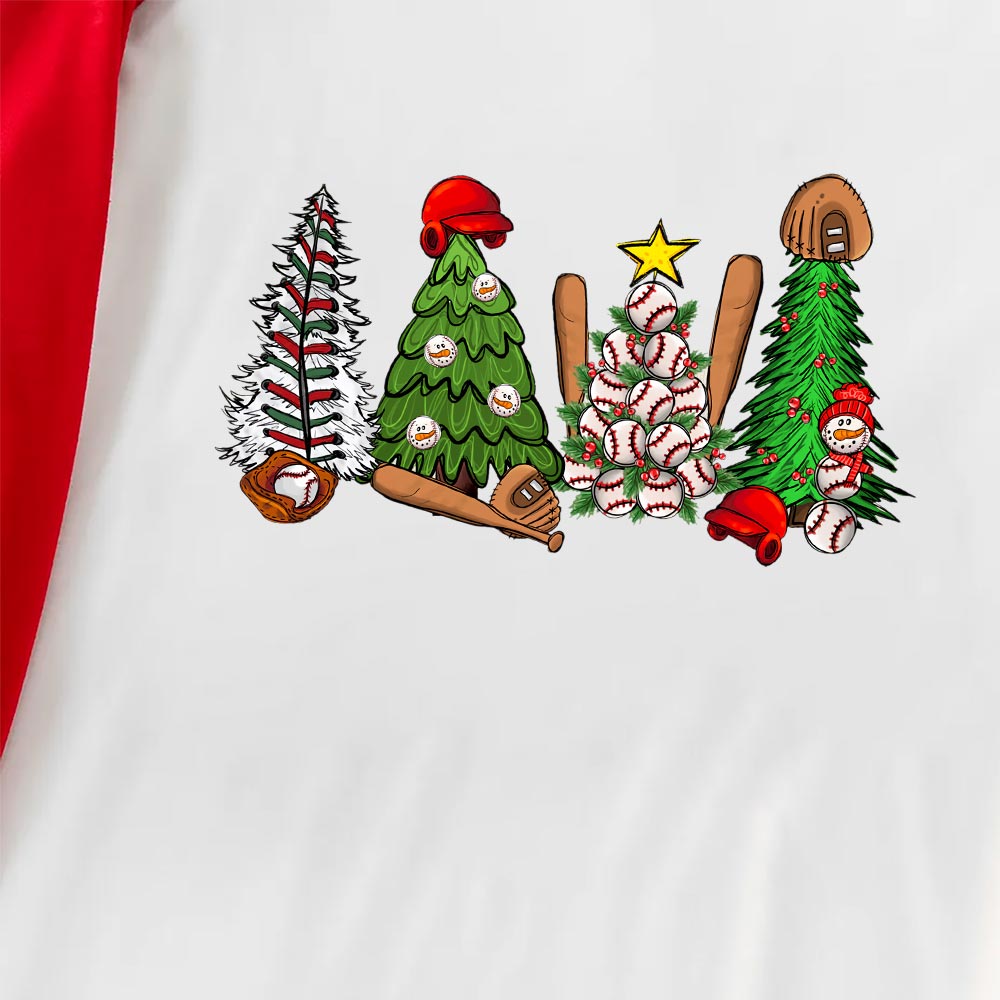 Family Matching Baseball Pjs Christmas Short Sleeves Family Matching Baseball Pjs Christmas Short Sleeves