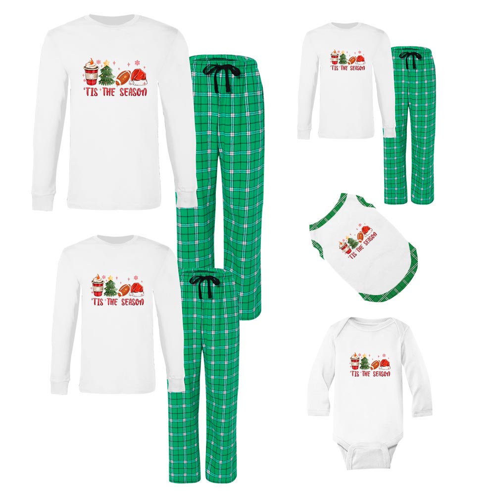 Unique American Football Christmas Jammies Cotton Unique American Football Christmas Jammies Cotton