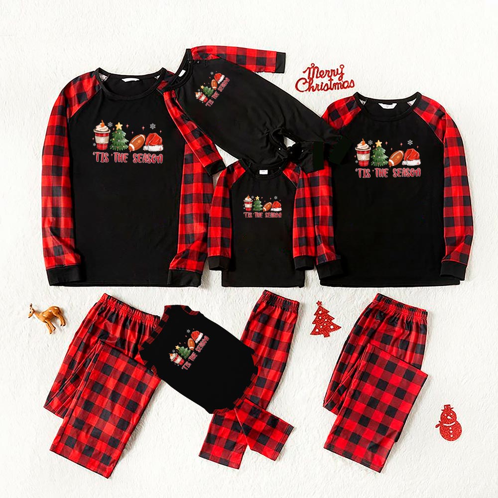Festive Matching Football Christmas Pajamas 6 Styles Festive Matching Football Christmas Pajamas 6 Styles