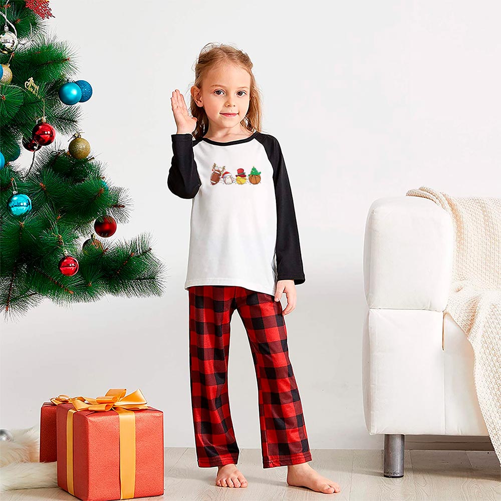 Sport Lovers Matching Family Christmas Pajamas Sport Lovers Matching Family Christmas Pajamas
