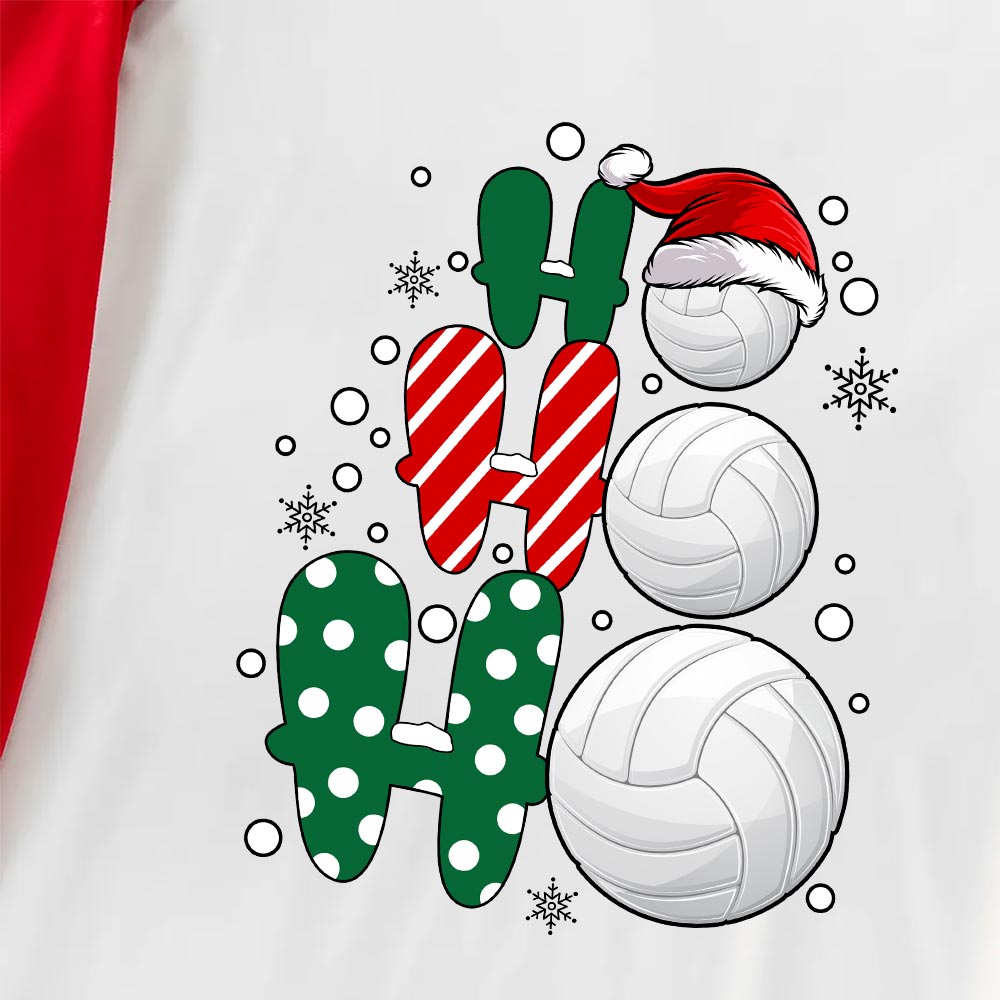 Volleyball Theme Christmas Pajamas For Family Short Sleeves Volleyball Theme Christmas Pajamas For Family Short Sleeves