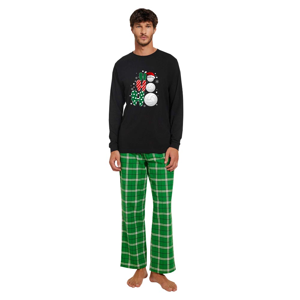 Funny Volleyball Matching Family Christmas Pjs Cotton Funny Volleyball Matching Family Christmas Pjs Cotton