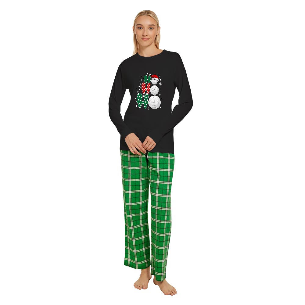 Funny Volleyball Matching Family Christmas Pjs Cotton Funny Volleyball Matching Family Christmas Pjs Cotton
