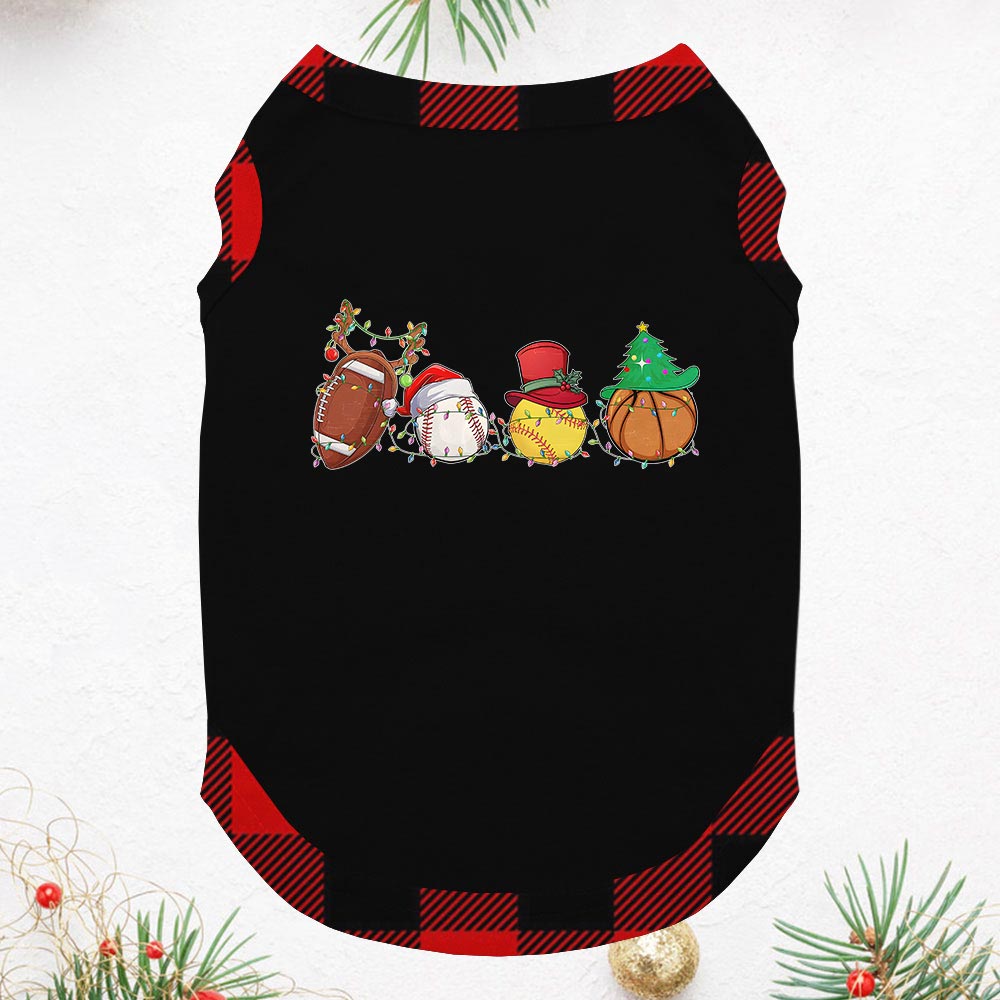 Festive Family Christmas Pajama Sets For Sports Lovers Short Sleeves