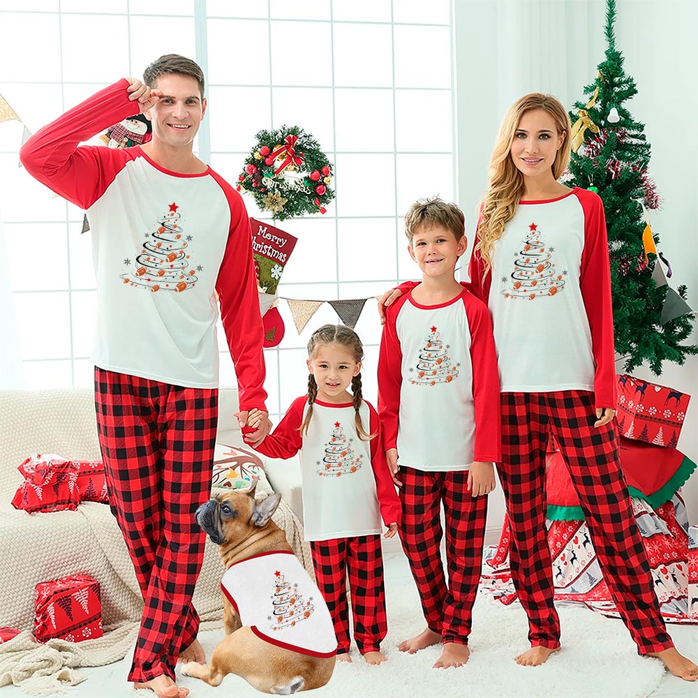 American Football Family Christmas Pajamas 6 Styles American Football Family Christmas Pajamas 6 Styles