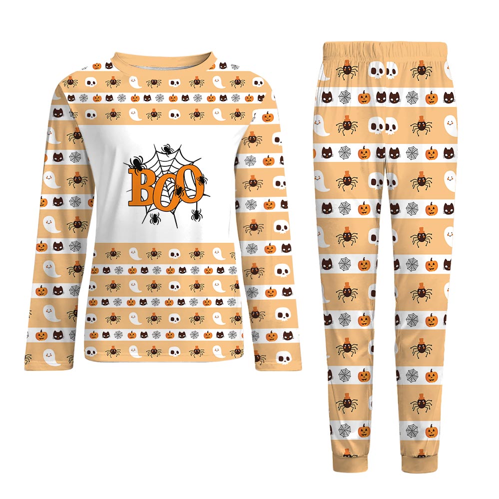 Spider Boo Dog And Human Matching Halloween Pajamas
