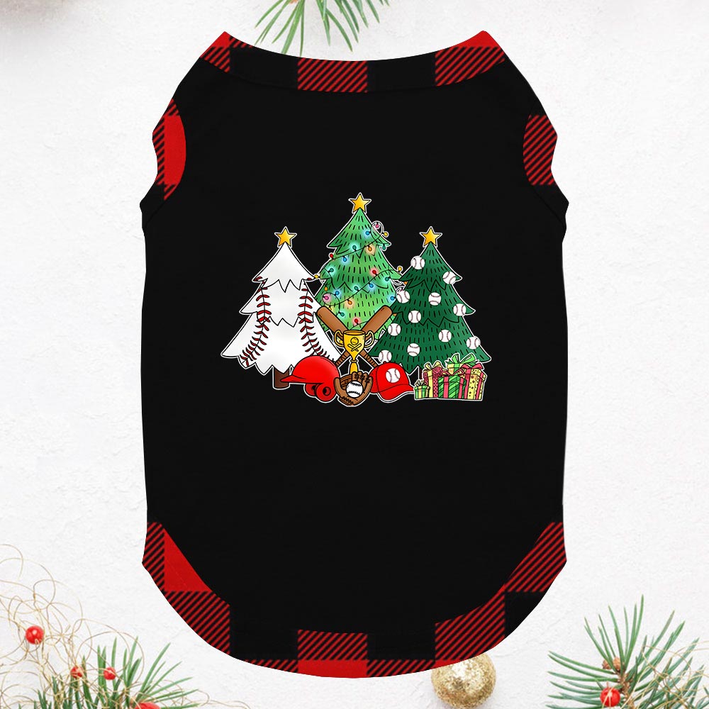 Baseball Themed Christmas Pajamas For Family Short Sleeves Baseball Themed Christmas Pajamas For Family Short Sleeves