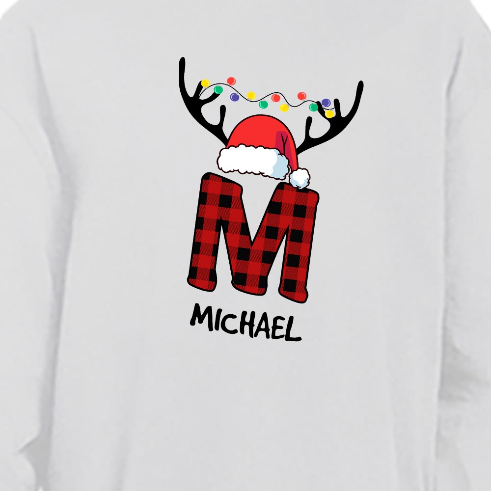 Personalized Monogram Christmas Family Pajamas Cotton Personalized Monogram Christmas Family Pajamas Cotton