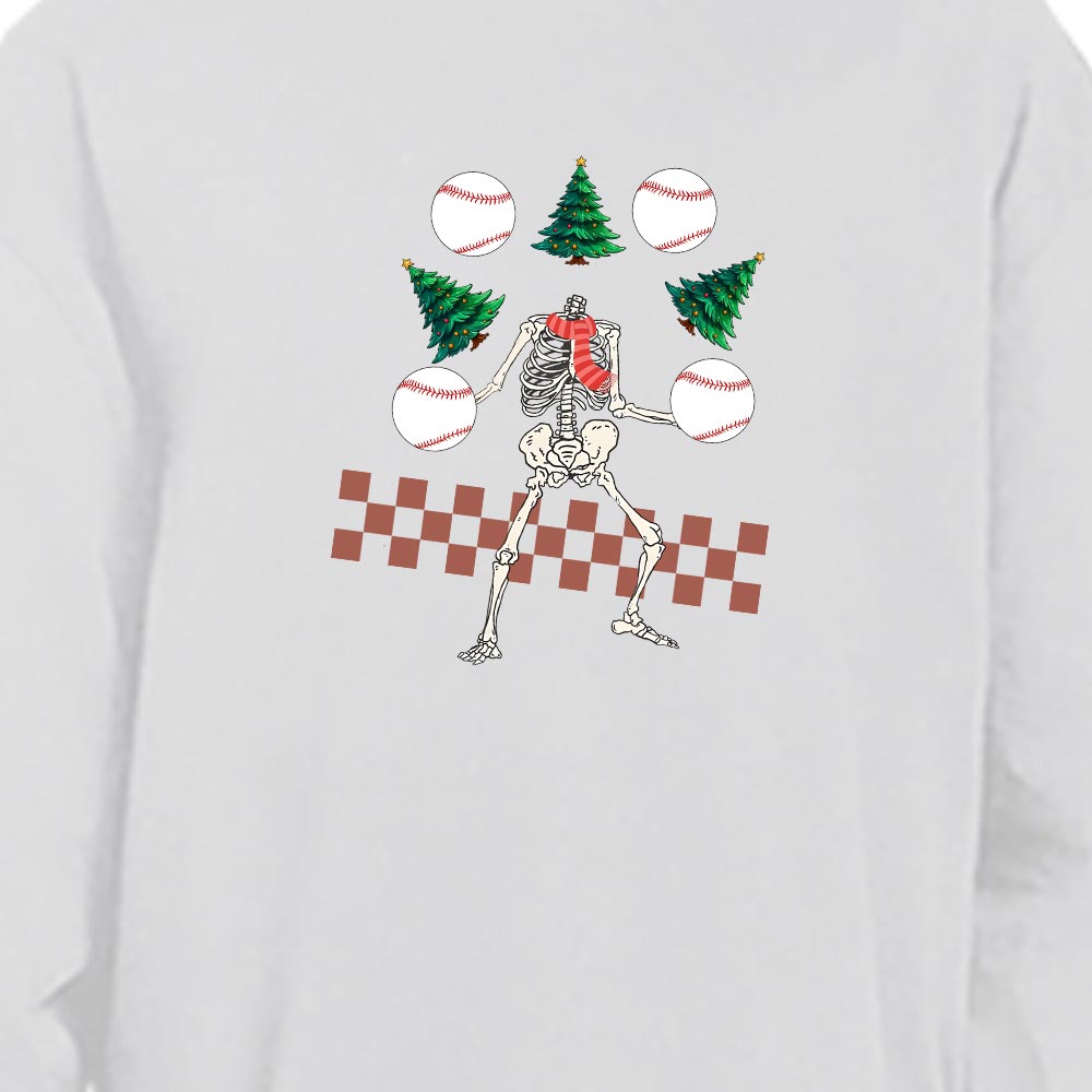 Playful Skeleton Baseball Family Matching Outfits Cotton Playful Skeleton Baseball Family Matching Outfits Cotton