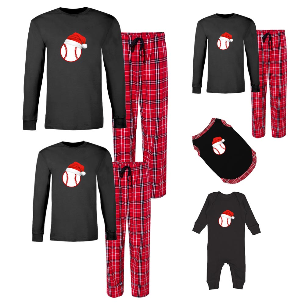 Baseball Cotton Pajamas For Christmas Baseball Cotton Pajamas For Christmas