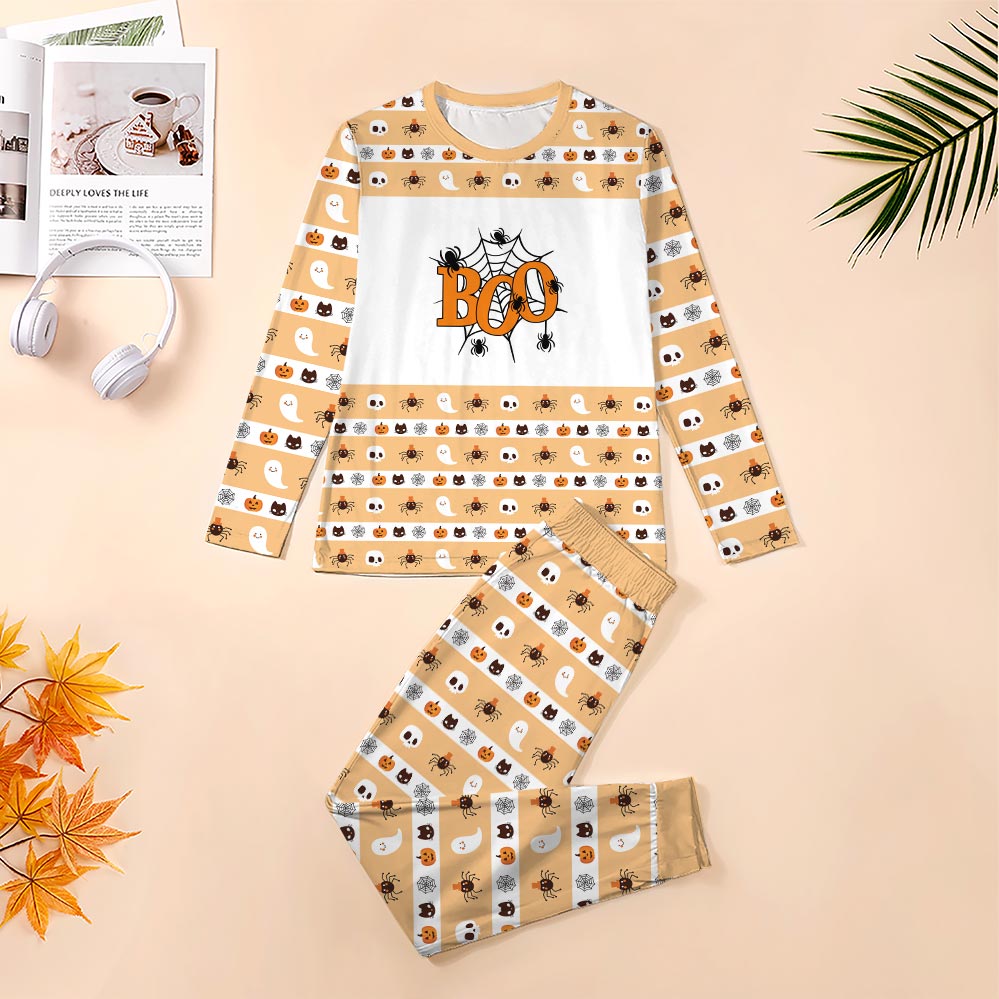 Spider Boo Dog And Human Matching Halloween Pajamas