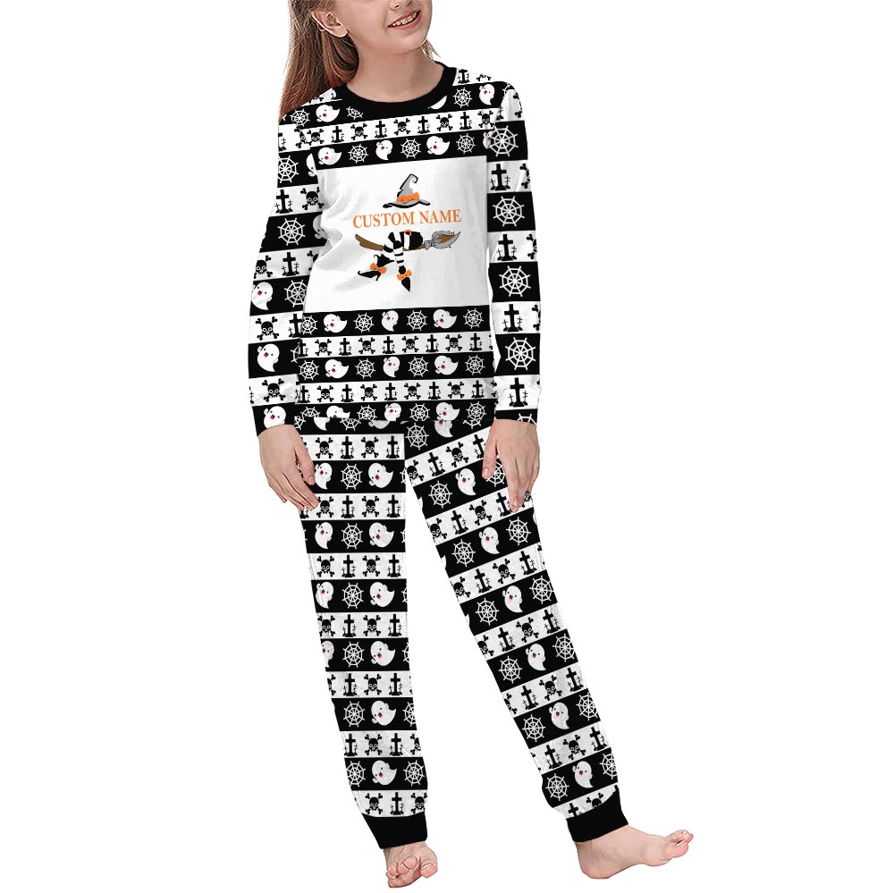Personalized Name Witch Halloween Costumes With Jammies