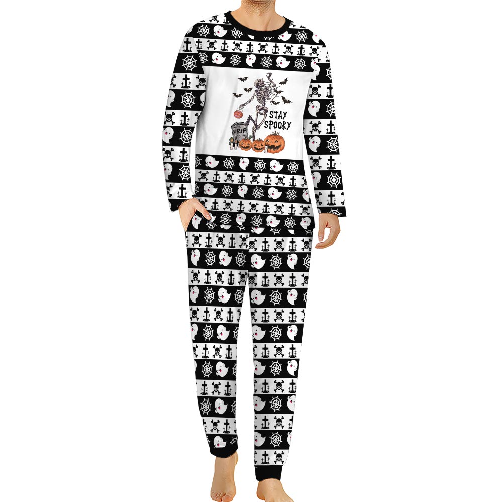 Stay Spooky Halloween Pajamas Skeleton For Family