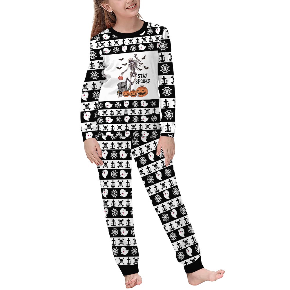 Stay Spooky Halloween Pajamas Skeleton For Family