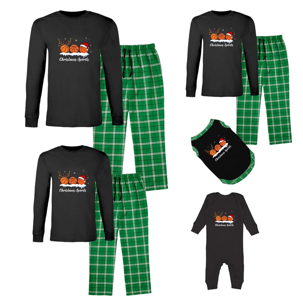 100% Cotton Matching Christmas Jammies For Basketball Fans 100% Cotton Matching Christmas Jammies For Basketball Fans