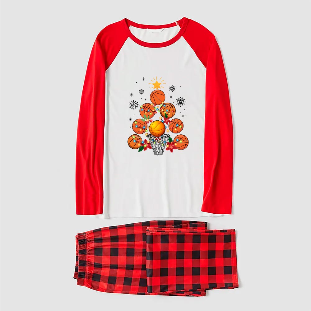Festive Matching Basketball Pajamas For Christmas Festive Matching Basketball Pajamas For Christmas