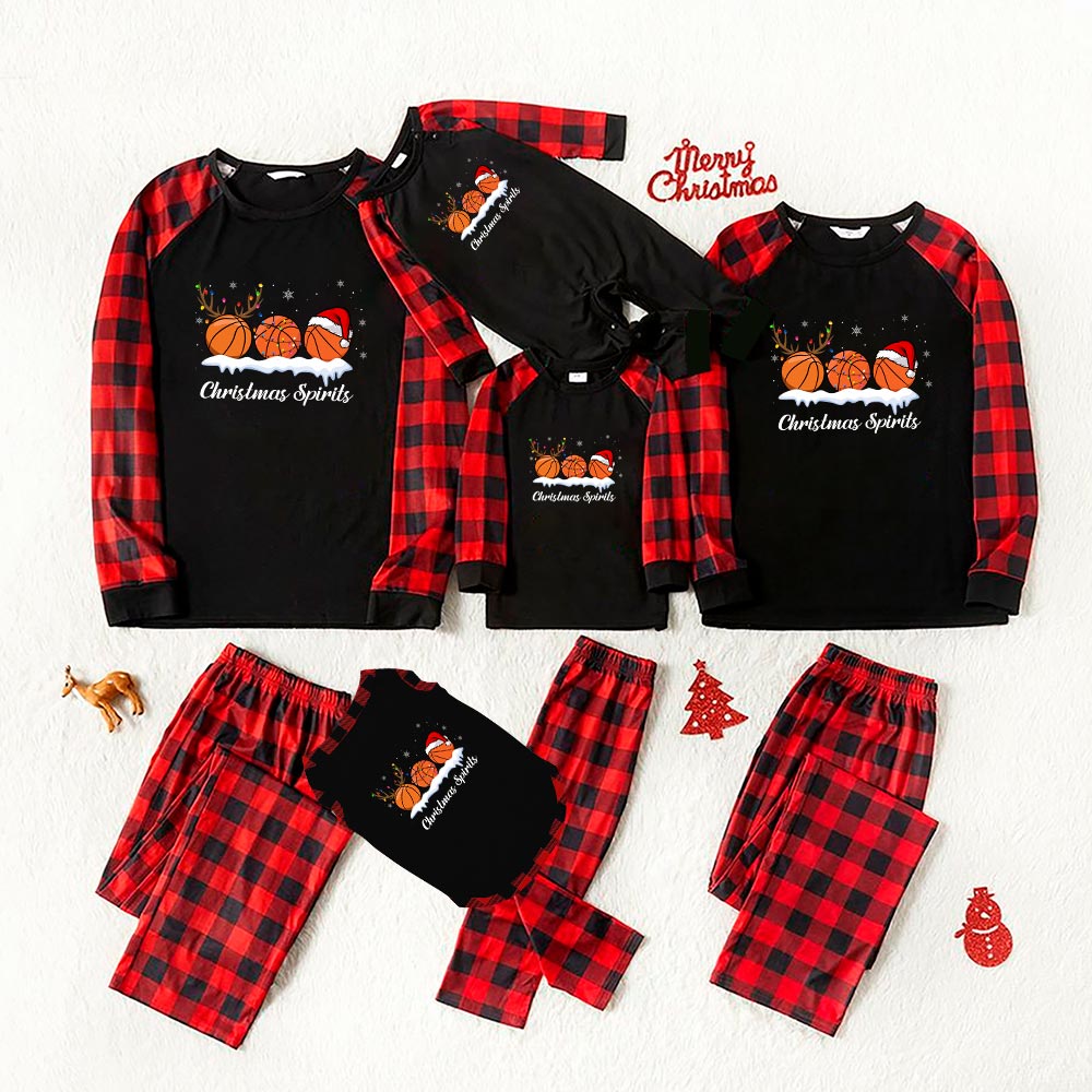 Matching Christmas Basketball Pajamas 6 Styles Matching Christmas Basketball Pajamas 6 Styles