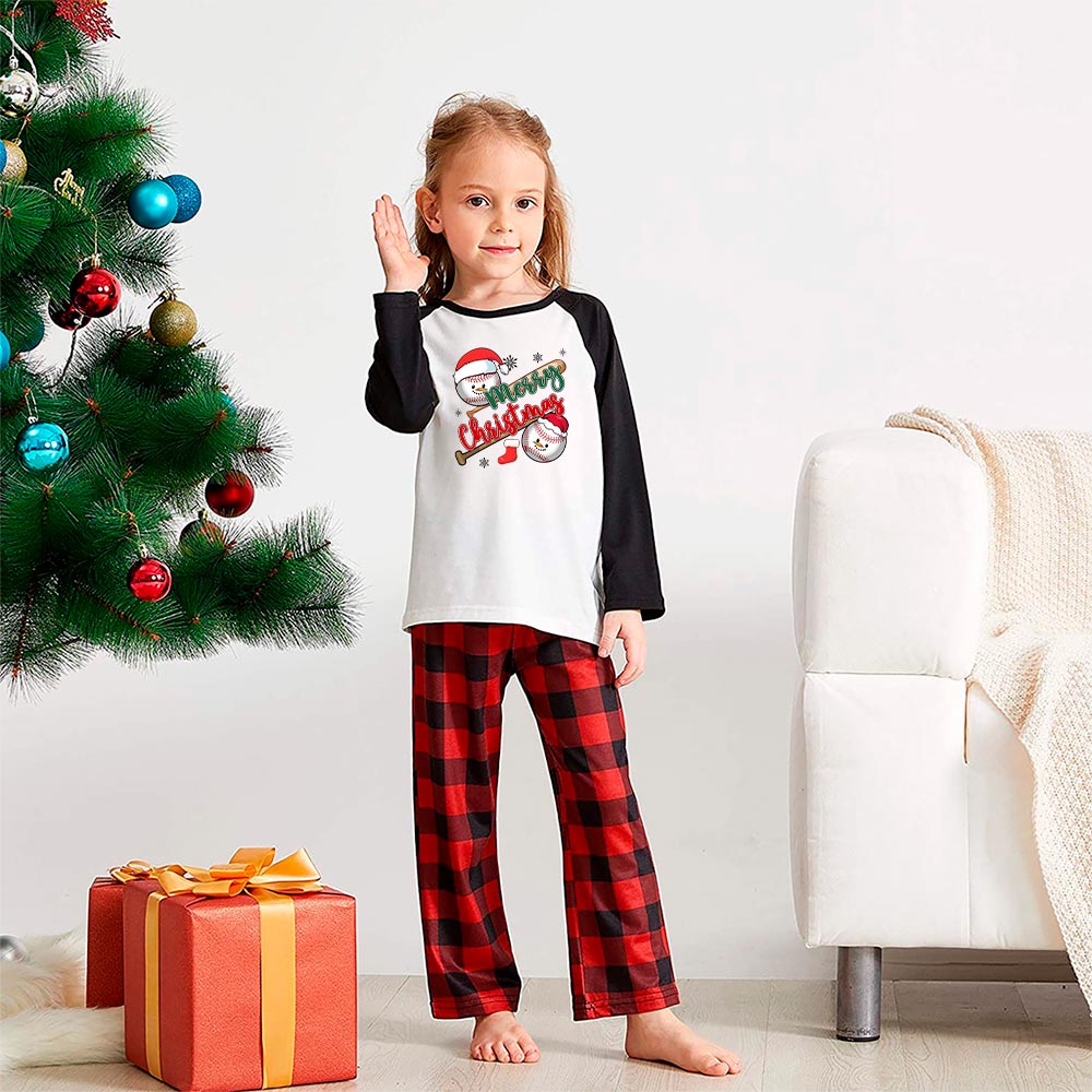Matching Baseball Pajama Sets For Christmas Matching Baseball Pajama Sets For Christmas