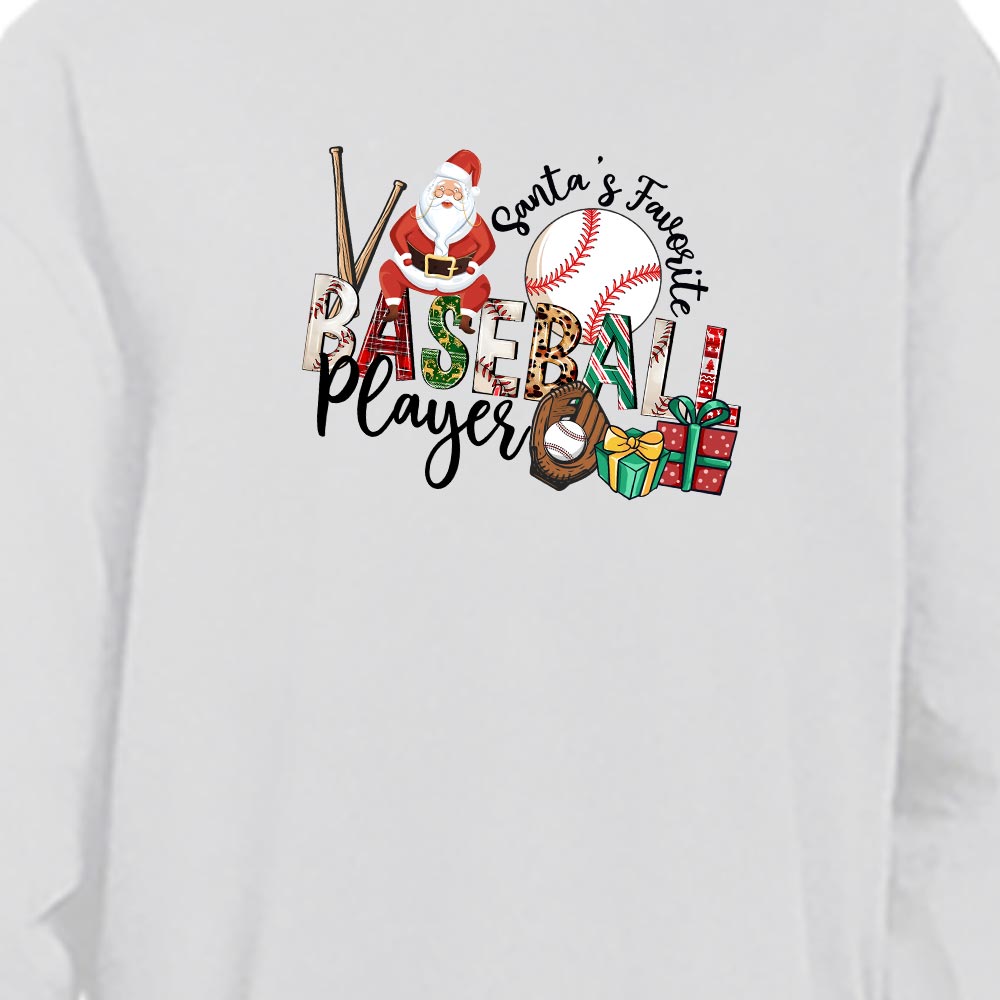 Funny Cotton Christmas Pajamas For Baseball Players Funny Cotton Christmas Pajamas For Baseball Players
