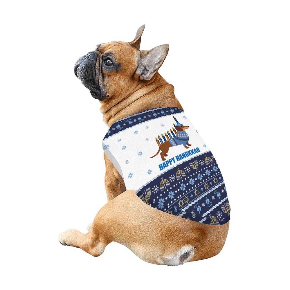 Dachshund Menorah Hanukkah Pajamas For The Family Dachshund Menorah Hanukkah Pajamas For The Family