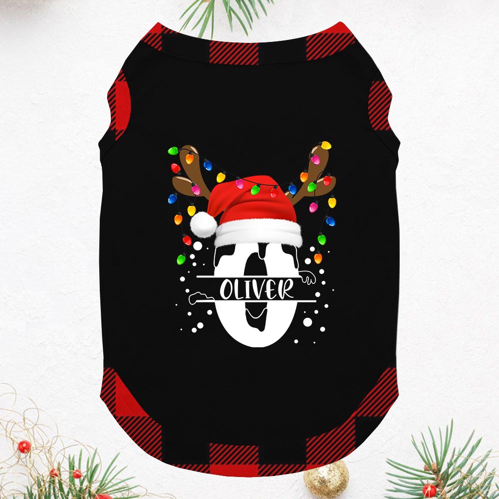 Festive Custom Christmas Pajamas With Name Short Sleeves Festive Custom Christmas Pajamas With Name Short Sleeves