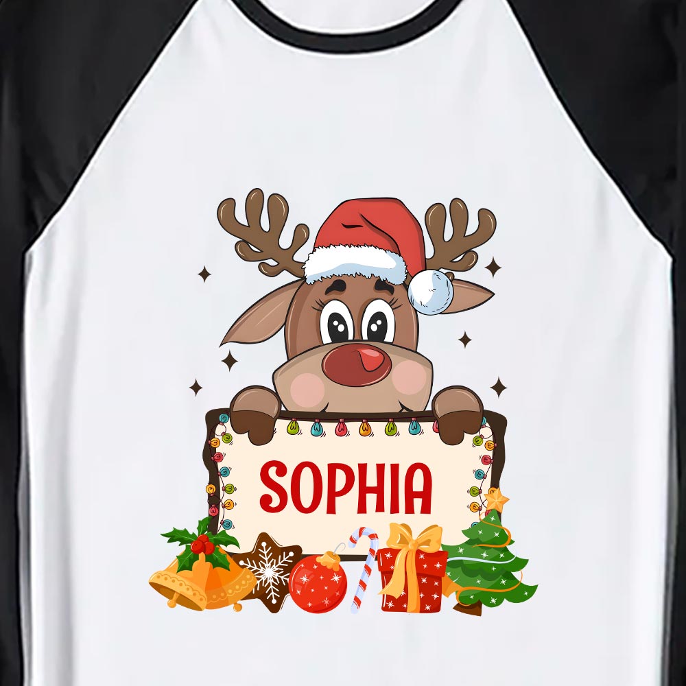 Personalized Christmas Reindeer Pajamas Plaid 6 Styles Personalized Christmas Reindeer Pajamas Plaid 6 Styles