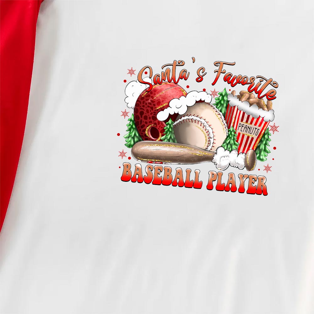 Matching Christmas Pjs Santa's Favorite Baseball Player Matching Christmas Pjs Santa's Favorite Baseball Player