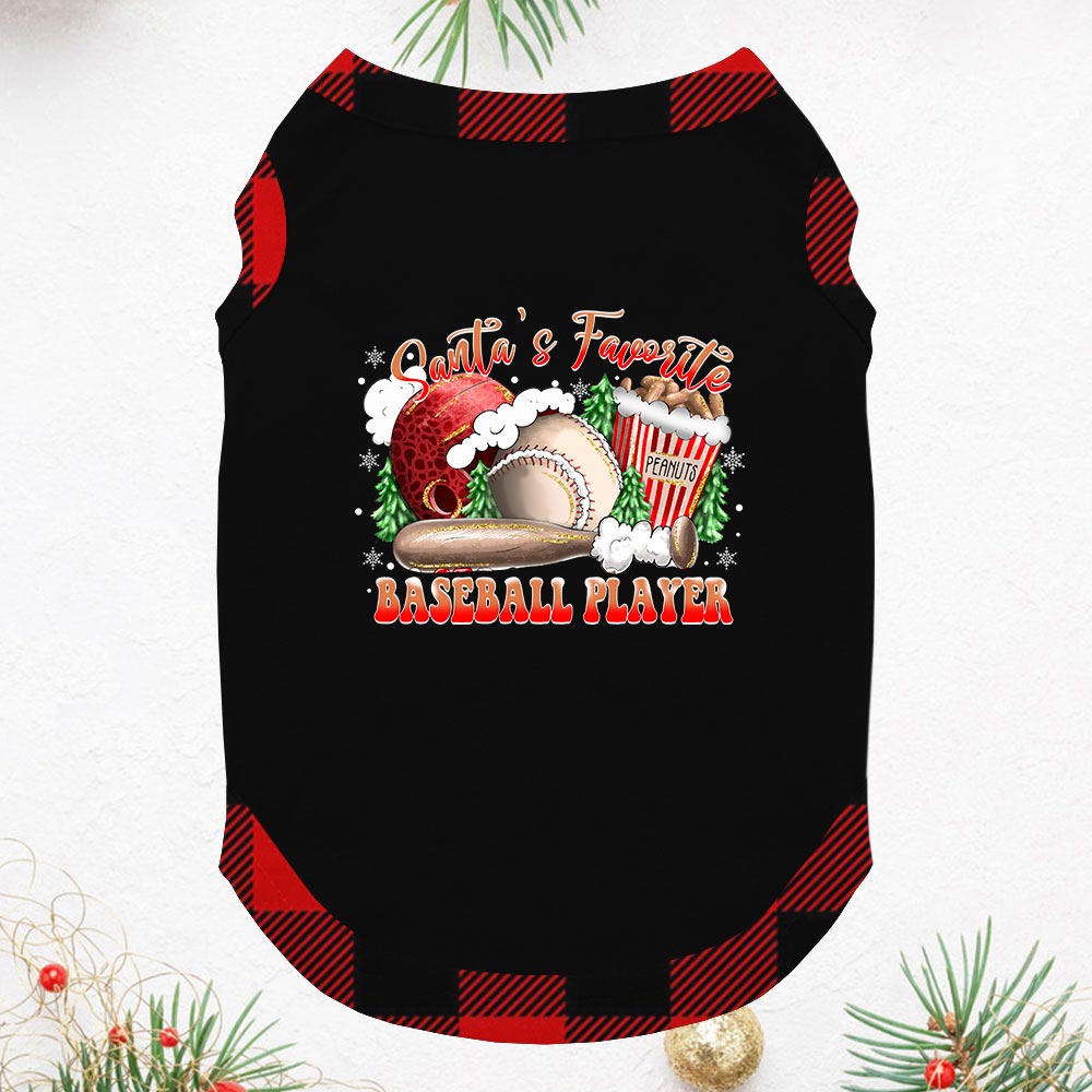 Festive Christmas Pajama Sets For Baseball Player Short Sleeves Festive Christmas Pajama Sets For Baseball Player Short Sleeves