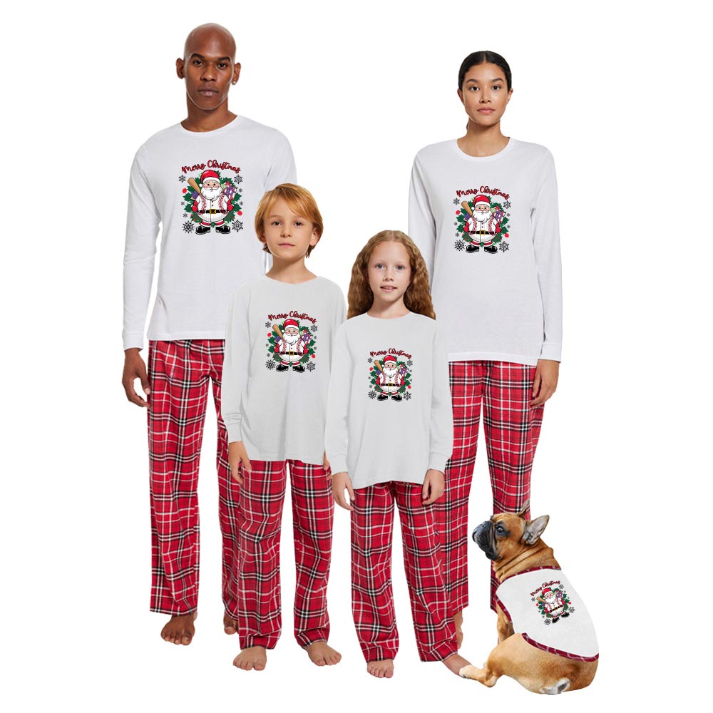 Unique 100% Cotton Christmas Pjs For Baseball Player Unique 100% Cotton Christmas Pjs For Baseball Player