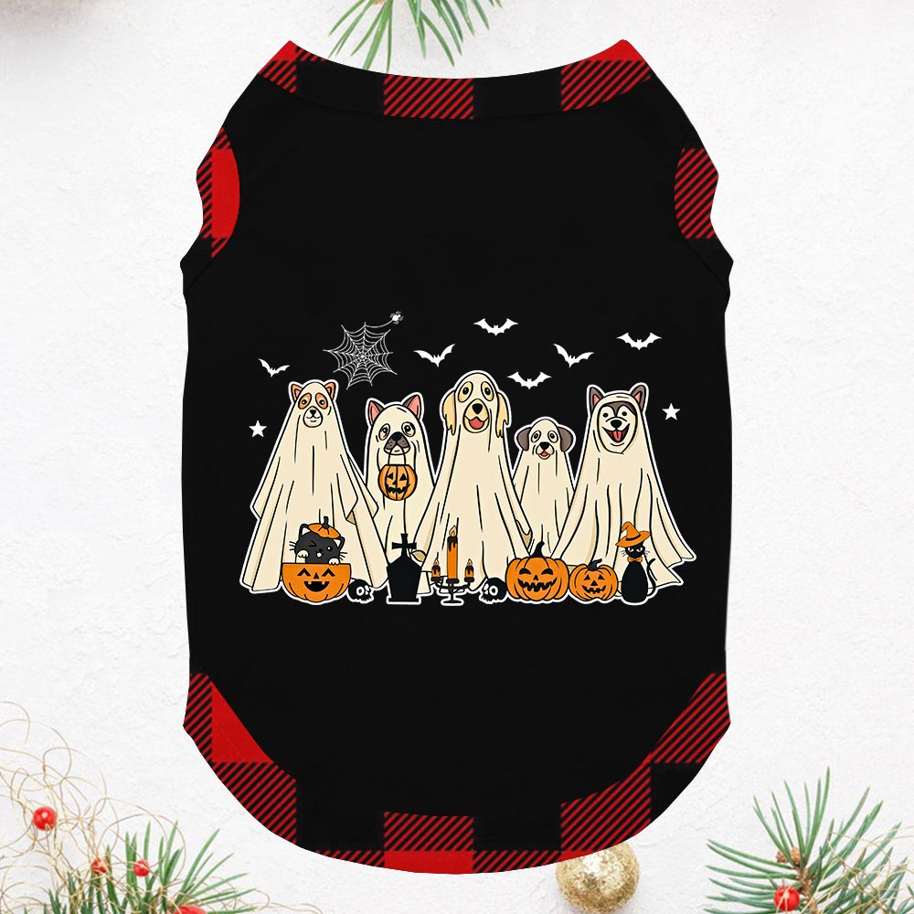 Halloween Ghost Dog Short Sleeve Sleepwear Halloween Ghost Dog Short Sleeve Sleepwear