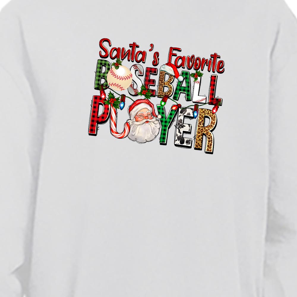 Unique Cotton Christmas Jammies For Baseball Player