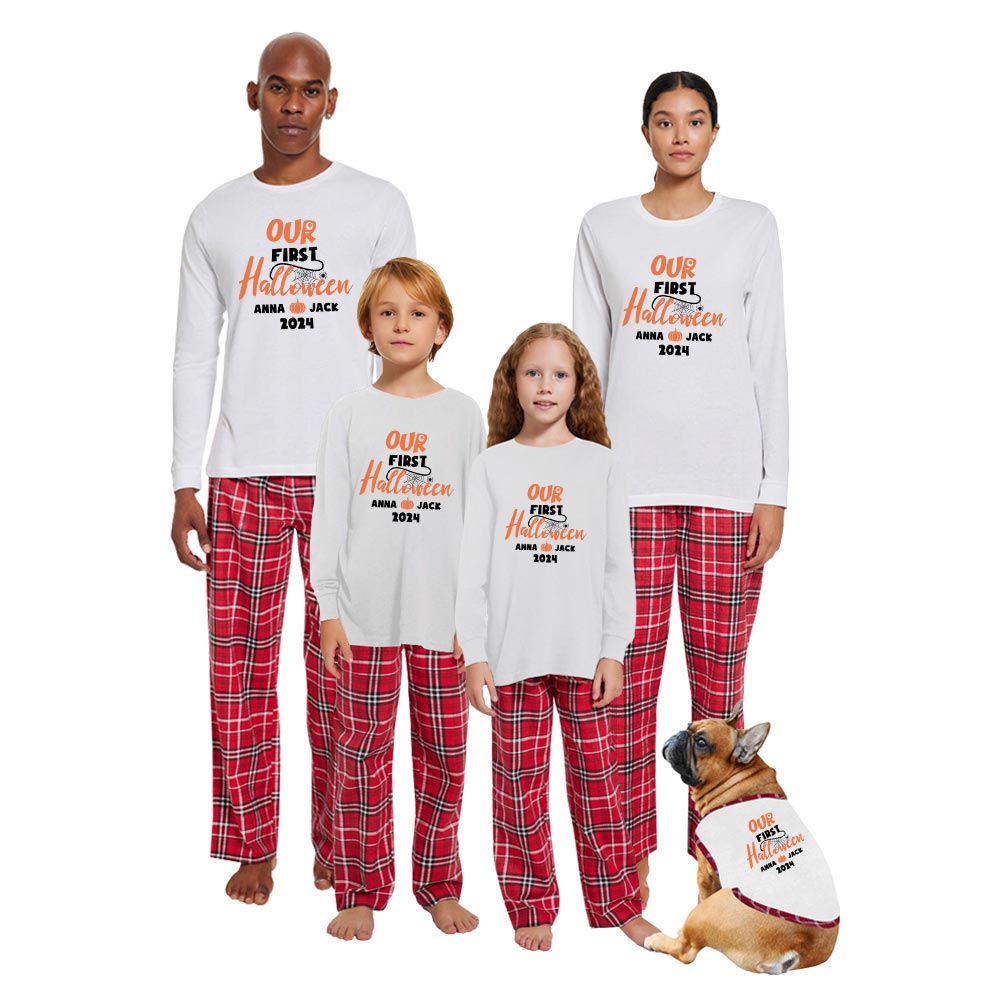 Personalized Name First Halloween Cotton Jammies Personalized Name First Halloween Cotton Jammies