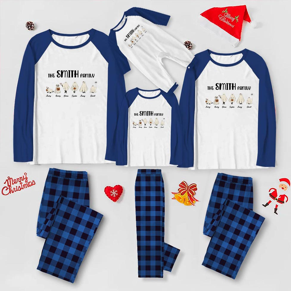 Customized Family Name Halloween Sleepwear