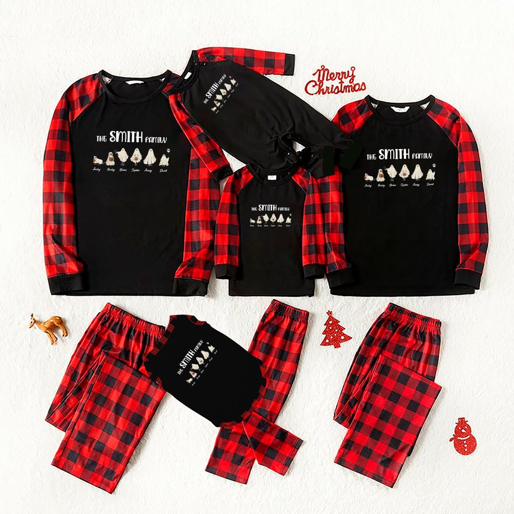 Customized Family Name Halloween Sleepwear