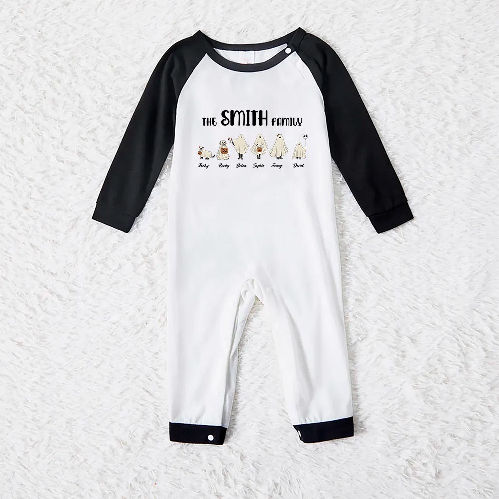 Customized Family Name Halloween Sleepwear