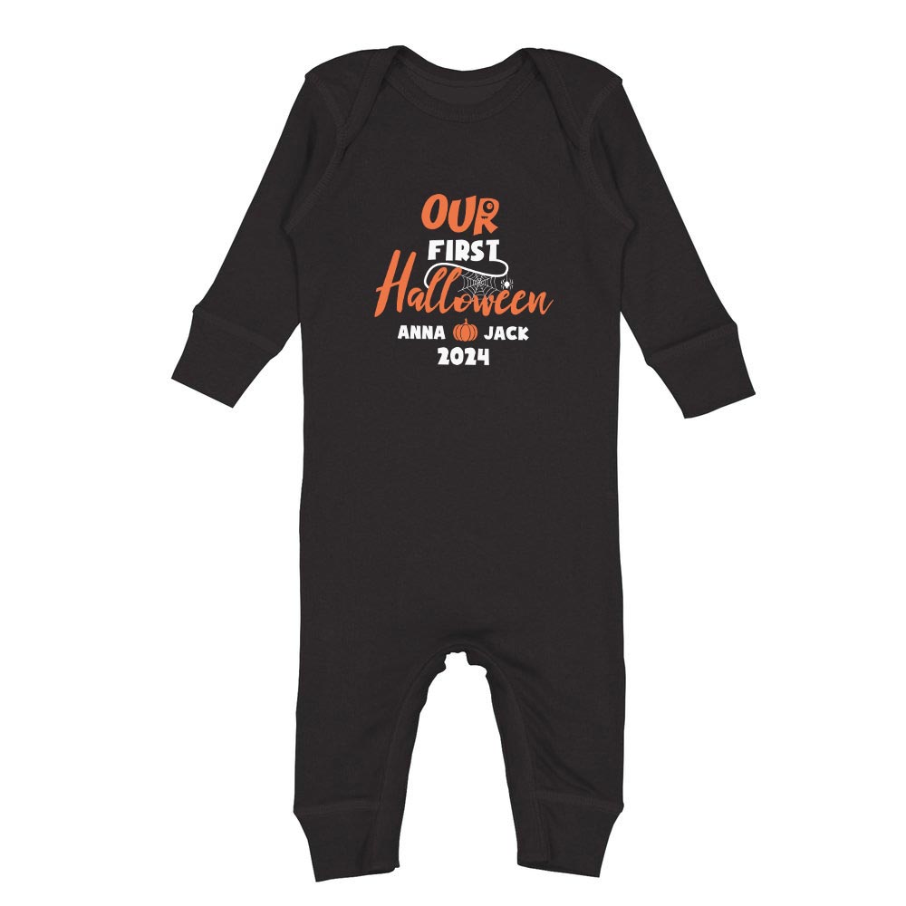 Personalized Name First Halloween Cotton Jammies Personalized Name First Halloween Cotton Jammies