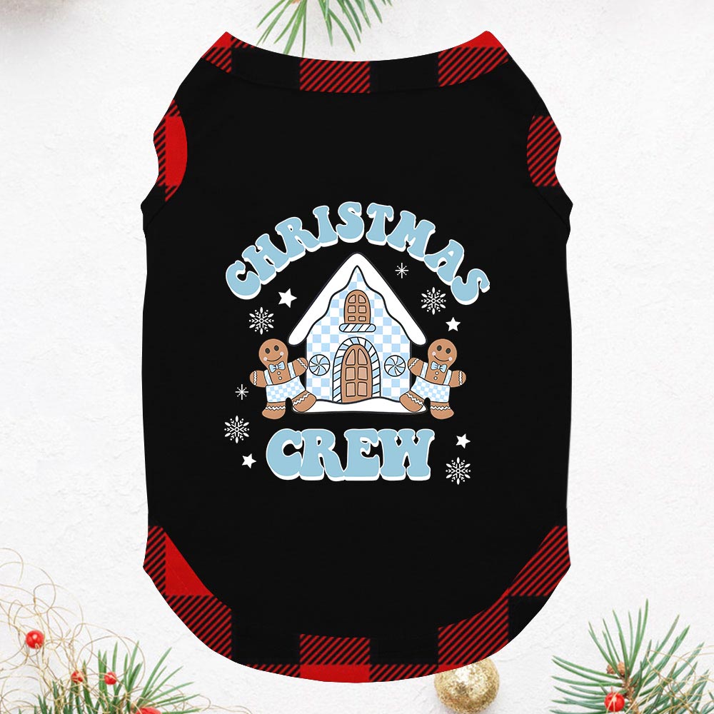 Family Christmas Crew Pajamas Blue Christmas Gingerbread House Family Christmas Crew Pajamas Blue Christmas Gingerbread House