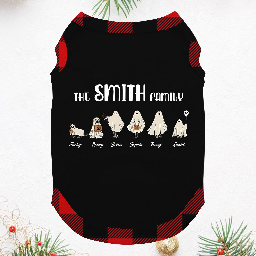 Personalized Family Name Short Sleeve Halloween Pjs