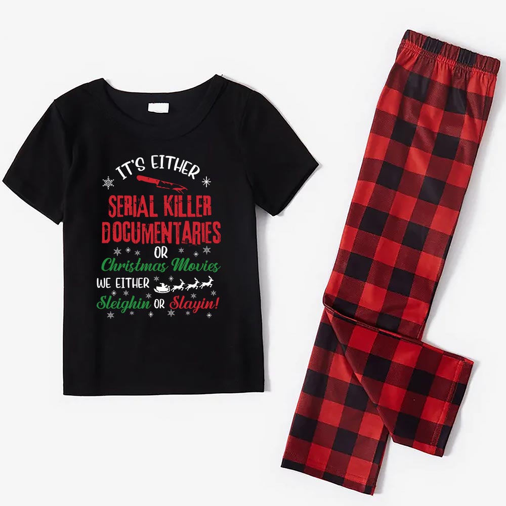 Funny Jokes Matching Christmas Pajamas Short Sleeves Funny Jokes Matching Christmas Pajamas Short Sleeves