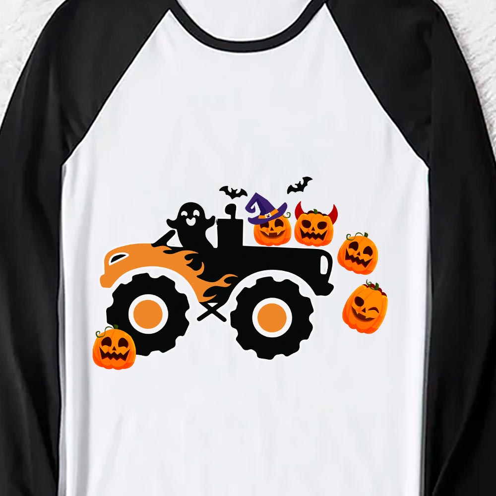 Monster Truck Halloween Matching Family Sleepwear Monster Truck Halloween Matching Family Sleepwear