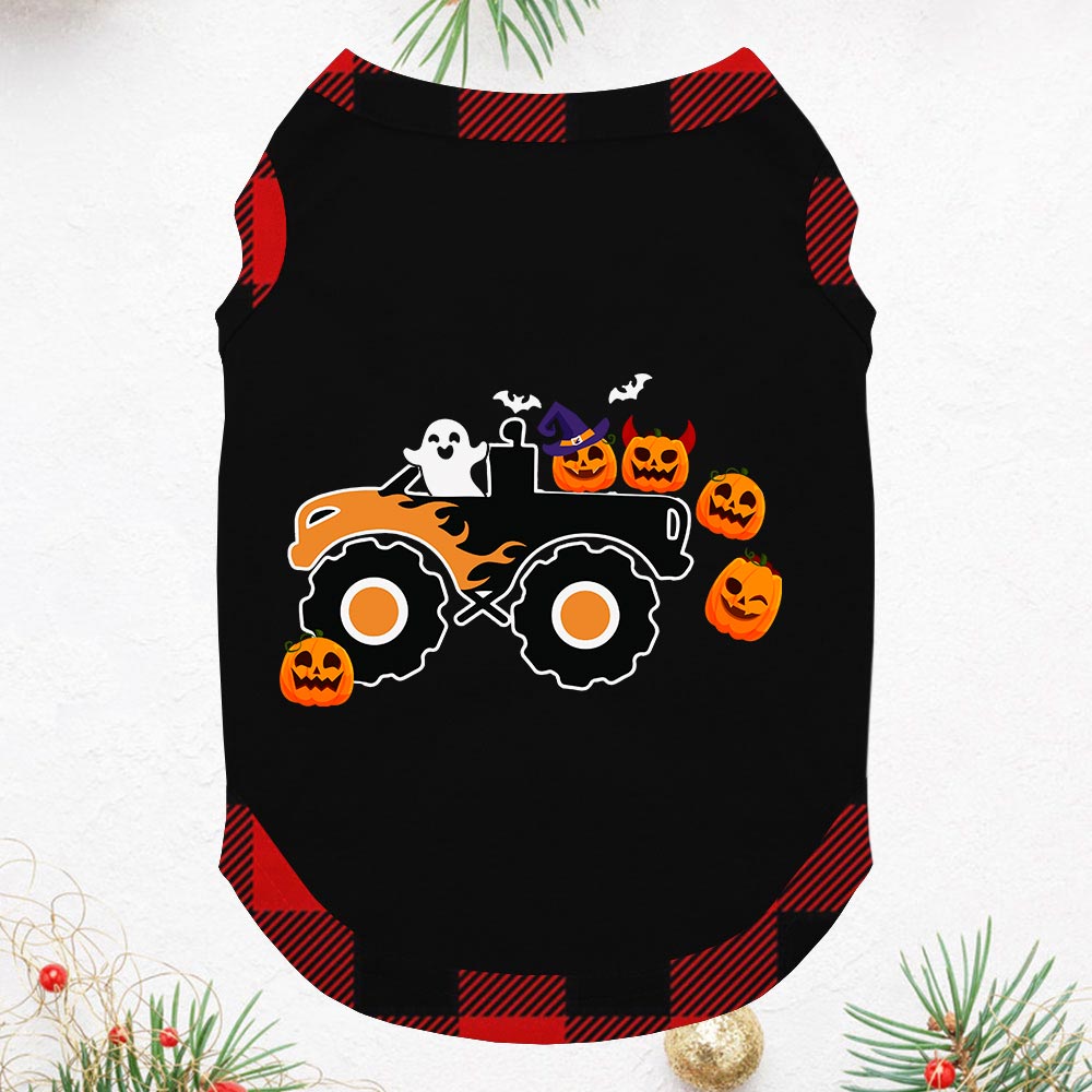 Halloween Truck Matching Family Pajamas Short Sleeve Halloween Truck Matching Family Pajamas Short Sleeve
