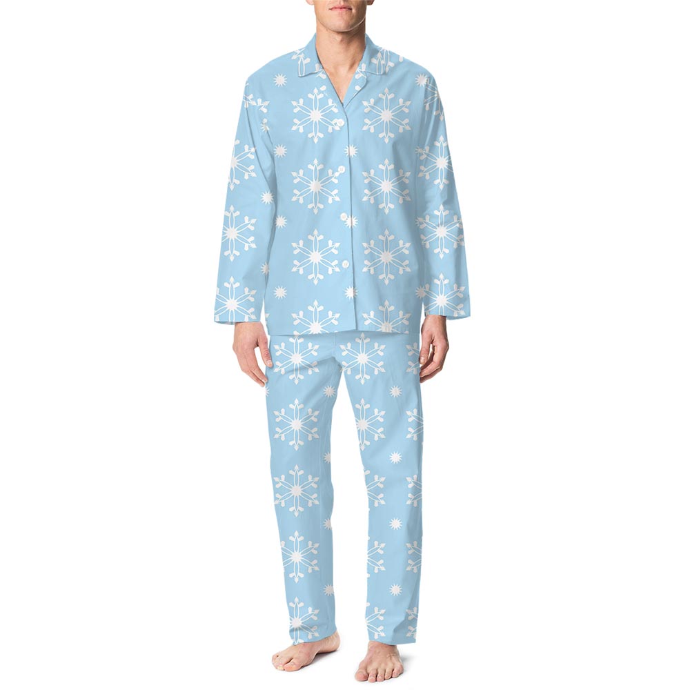 Matching Christmas Pjs With Snowflake Theme Matching Christmas Pjs With Snowflake Theme