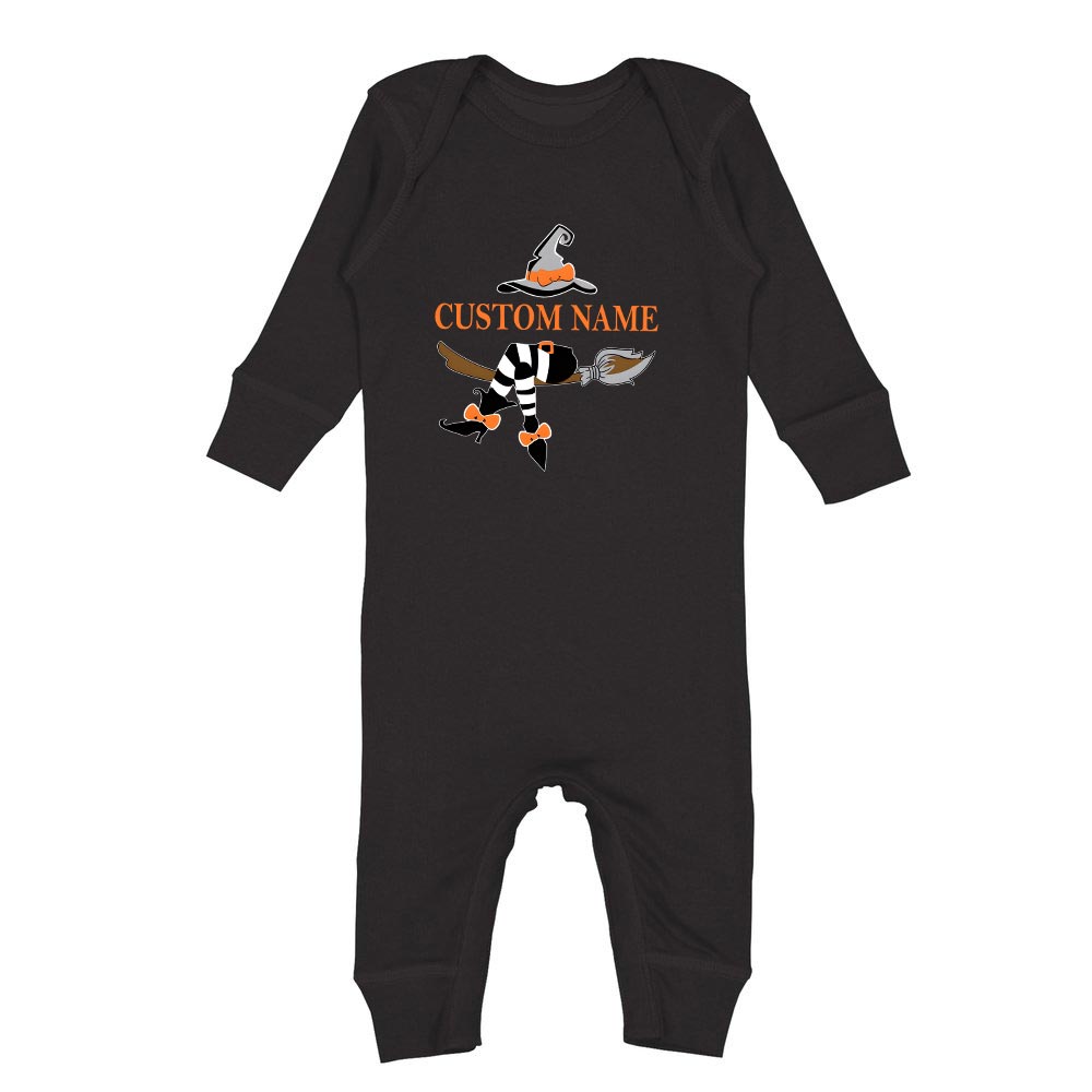 Personalized Name Witch Cotton Halloween Jammies Personalized Name Witch Cotton Halloween Jammies