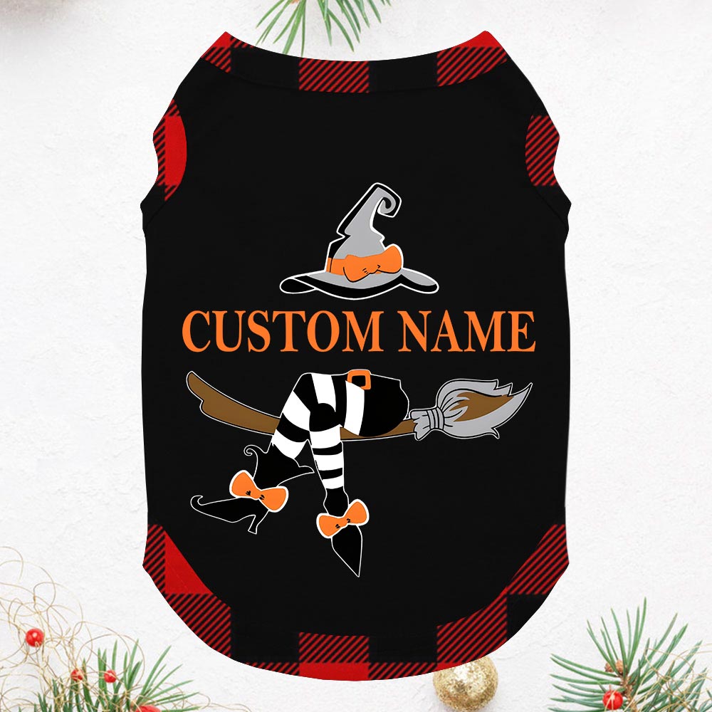Custom Name Halloween Witch Matching Family PJs Custom Name Halloween Witch Matching Family PJs