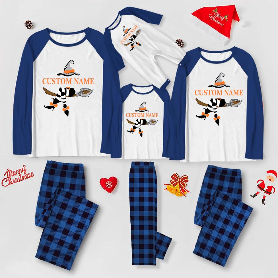 Personalized Halloween Witch Pajamas With Your Name Personalized Halloween Witch Pajamas With Your Name